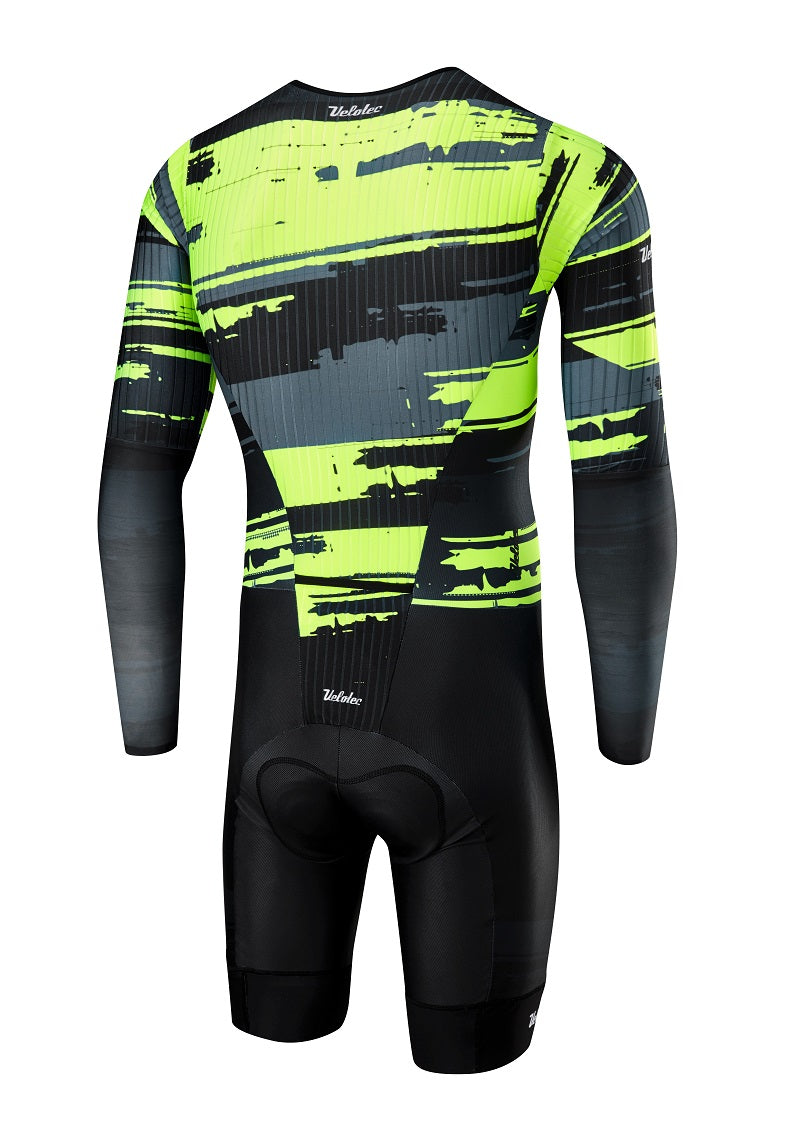 Mens Grey / Fluo PRO Aero Speedsuit