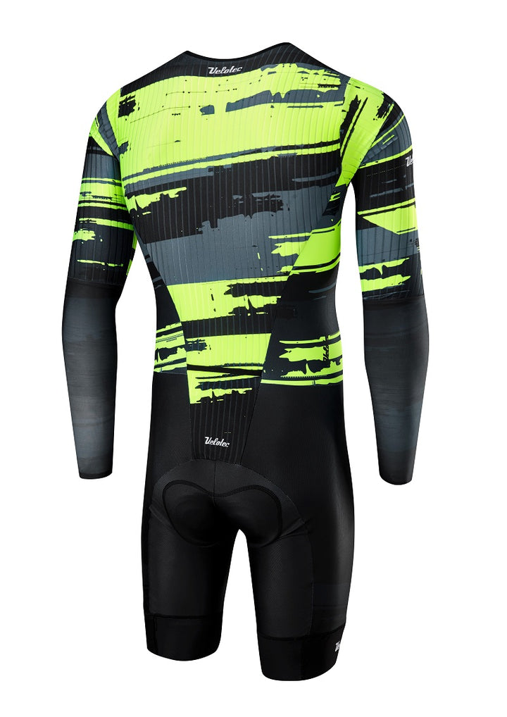 Mens Grey / Fluo PRO Aero Speedsuit